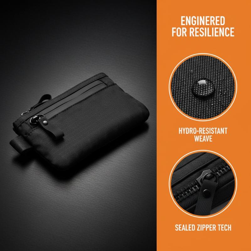 Edc Concealed Carry - Taktyczna, wodoodporna, mała portmonetka na monety