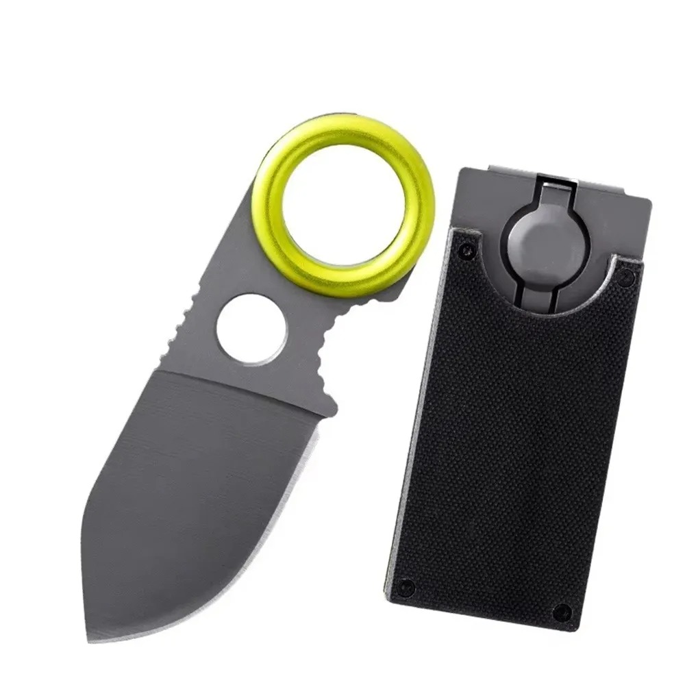 Mini EDC Nóż Pierścieniowy ze  – Edc Fixed Blade Deep Carry recenzja i cena
