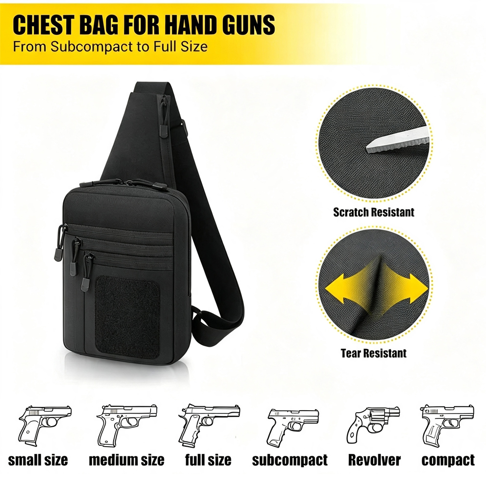 Ukryta torba na broń do noszen – Edc Carry Pistols recenzja i cena