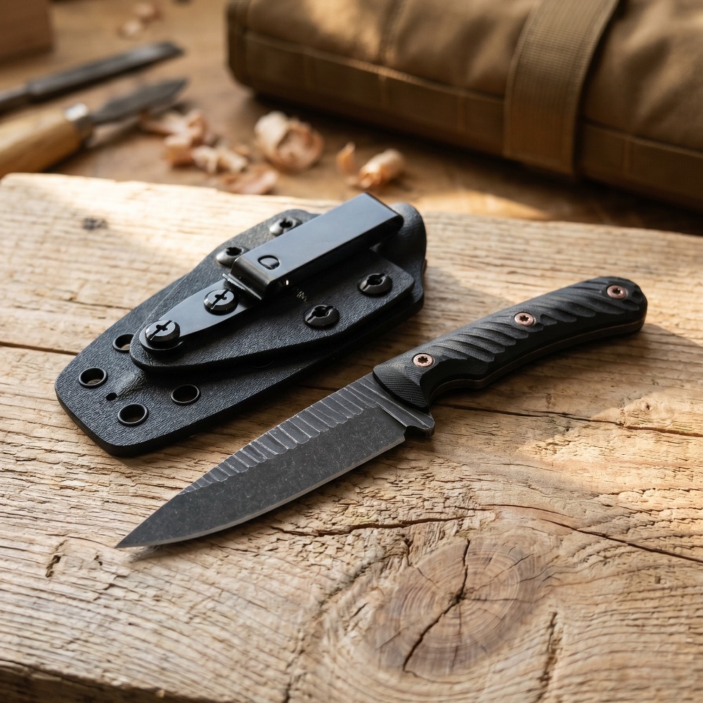 Nóż bushcraftowy full tang z o – Edc Fixed Blade Deep Carry recenzja i cena