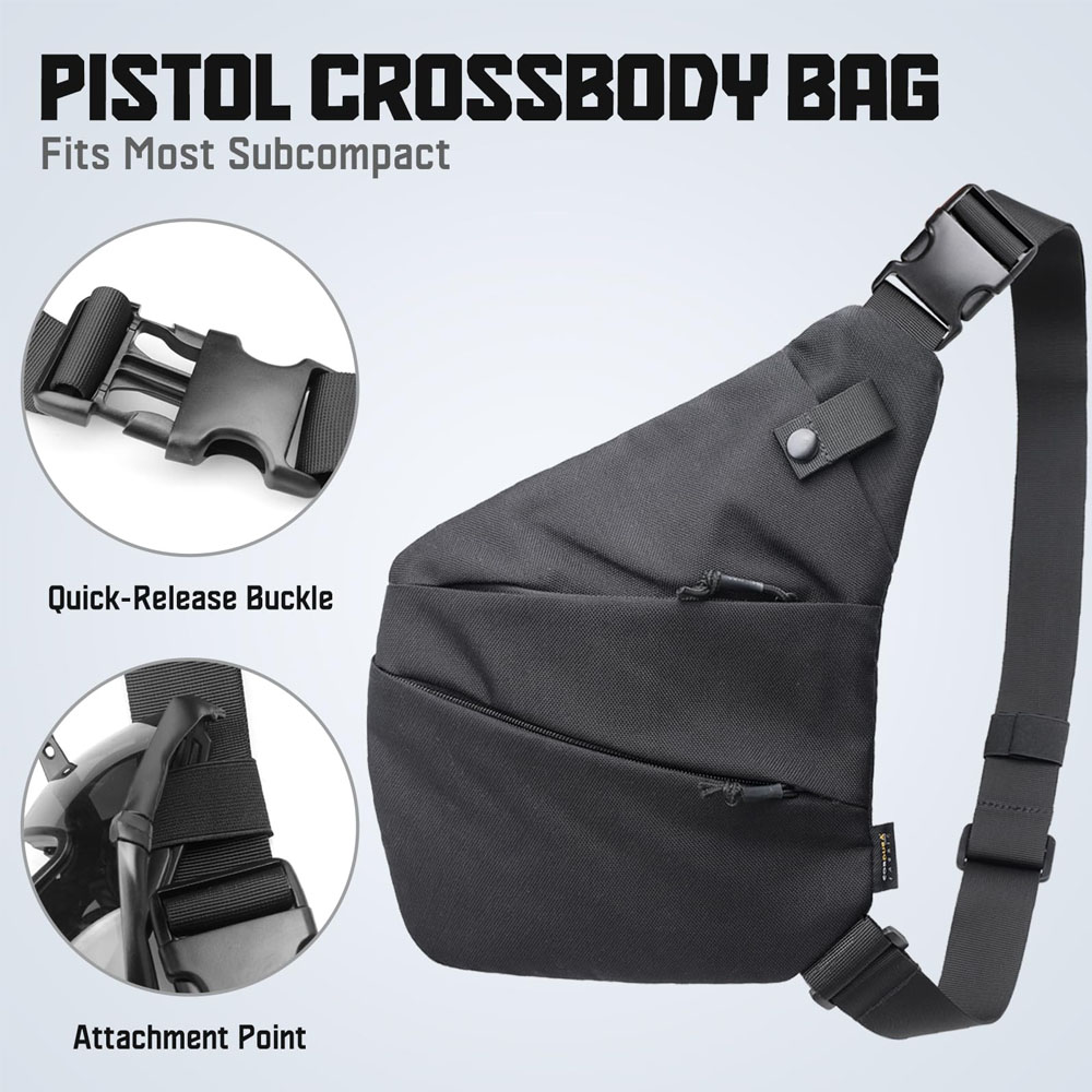 Taktyczna ukryta torba do nosz – Edc Carry Pistols recenzja i cena