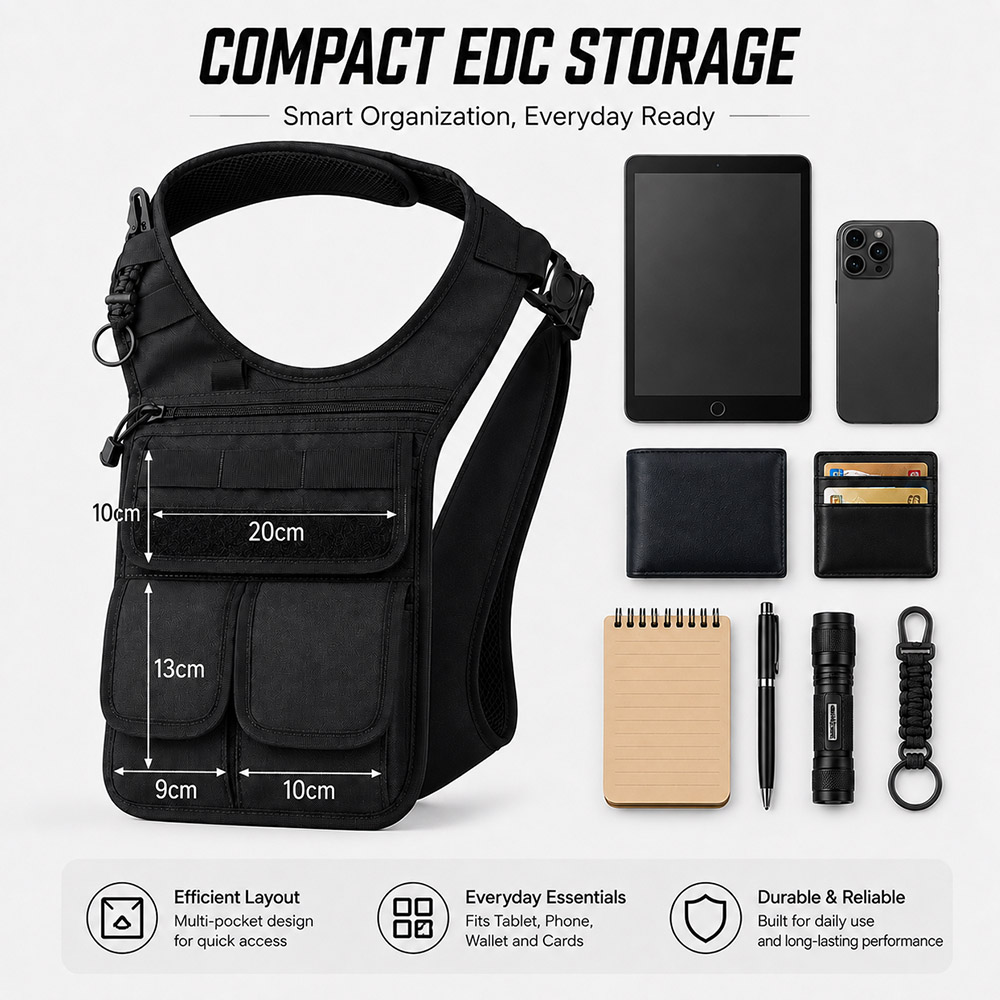 Taktyczna ukryta torba na narz – Edc Concealed Carry recenzja i cena