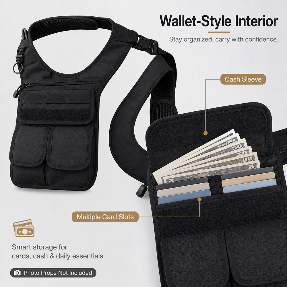 Taktyczna ukryta torba na narz – Edc Concealed Carry recenzja i cena